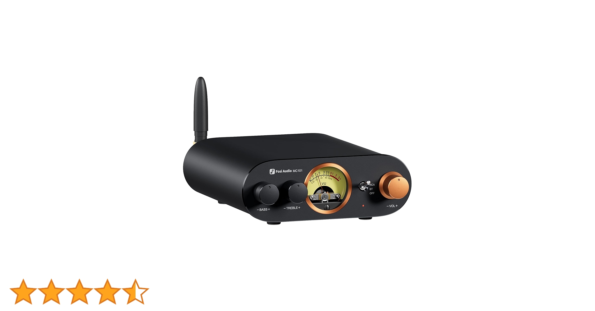 Fosi Audio MC101 - Amplificador estéreo Bluetooth con componente